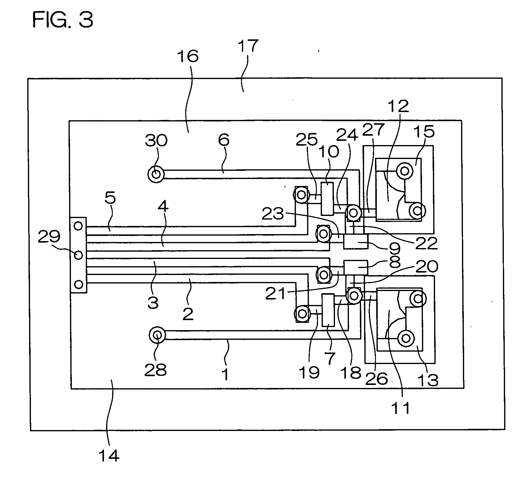 Bandpass filter and wireless communications equipment using same