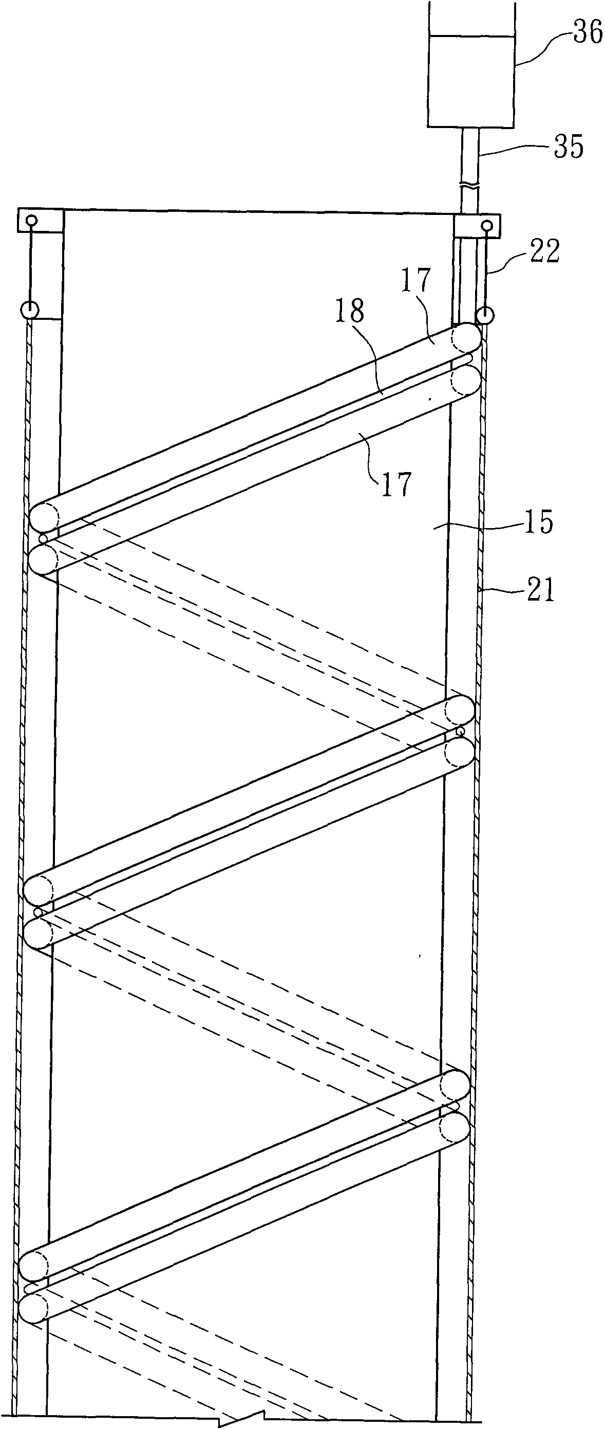 Wave preventing system of hull and conveying pipeline of semi-submersible type sea thermal power station