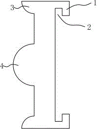 Strip seal structure used for heat exchanger