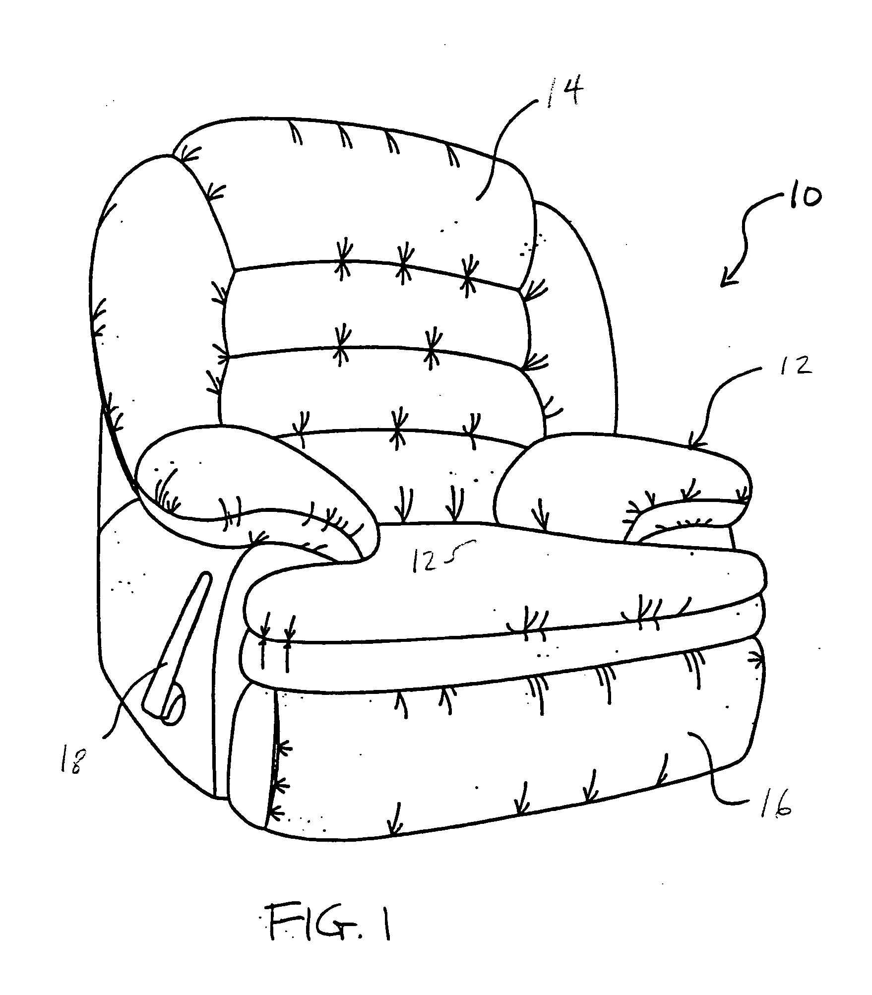 Rocker recliner mechanism