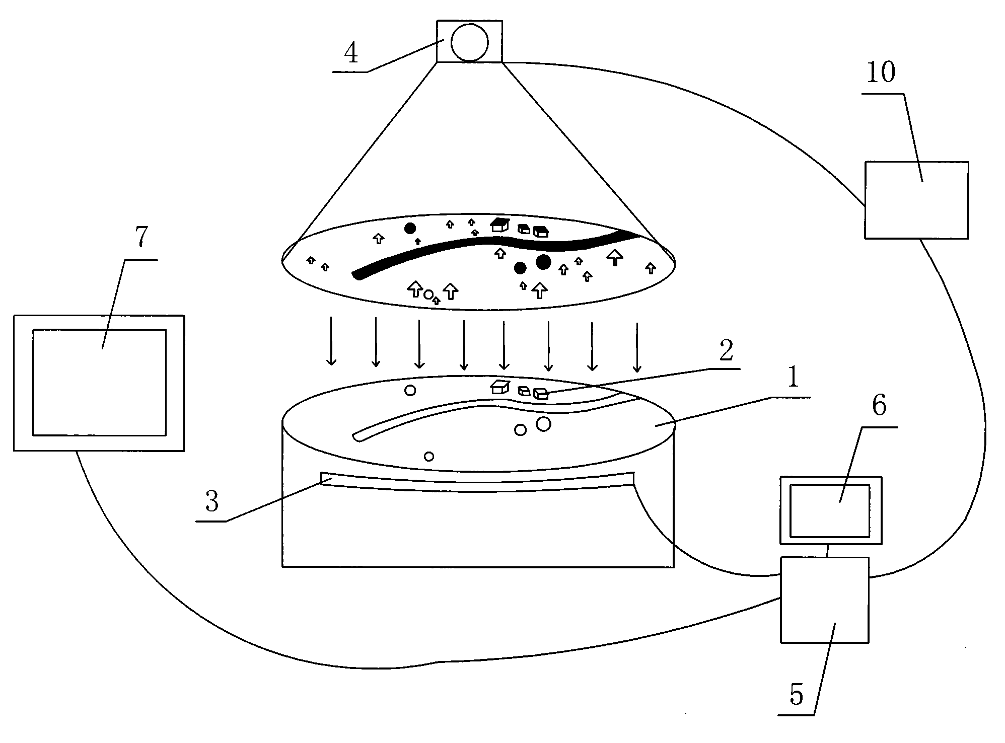 Dynamic image sand table system