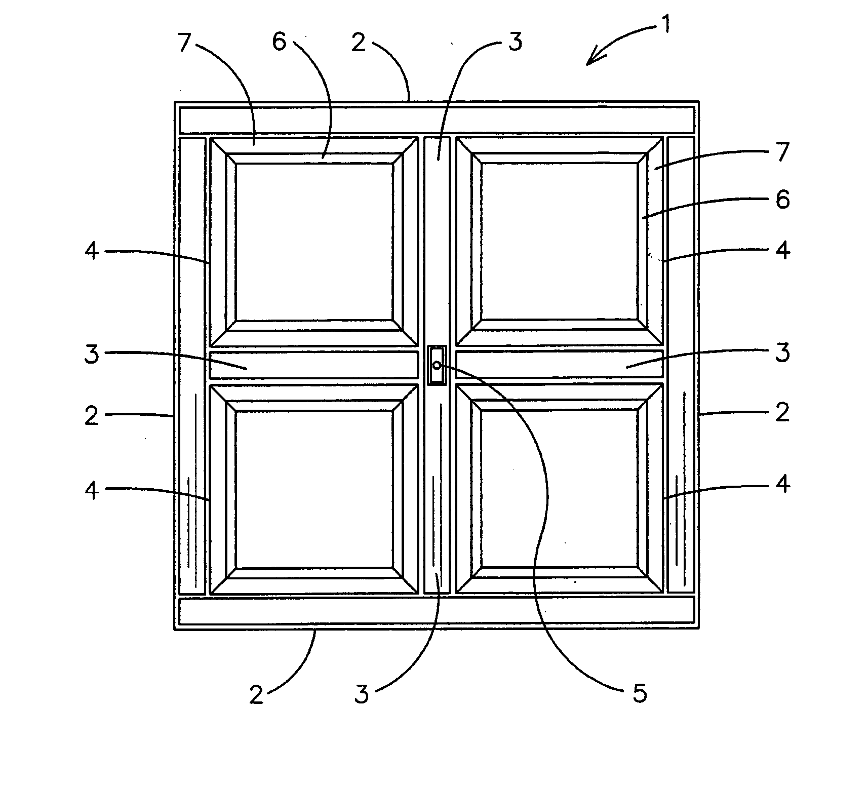 Modular coffer trim kit and method