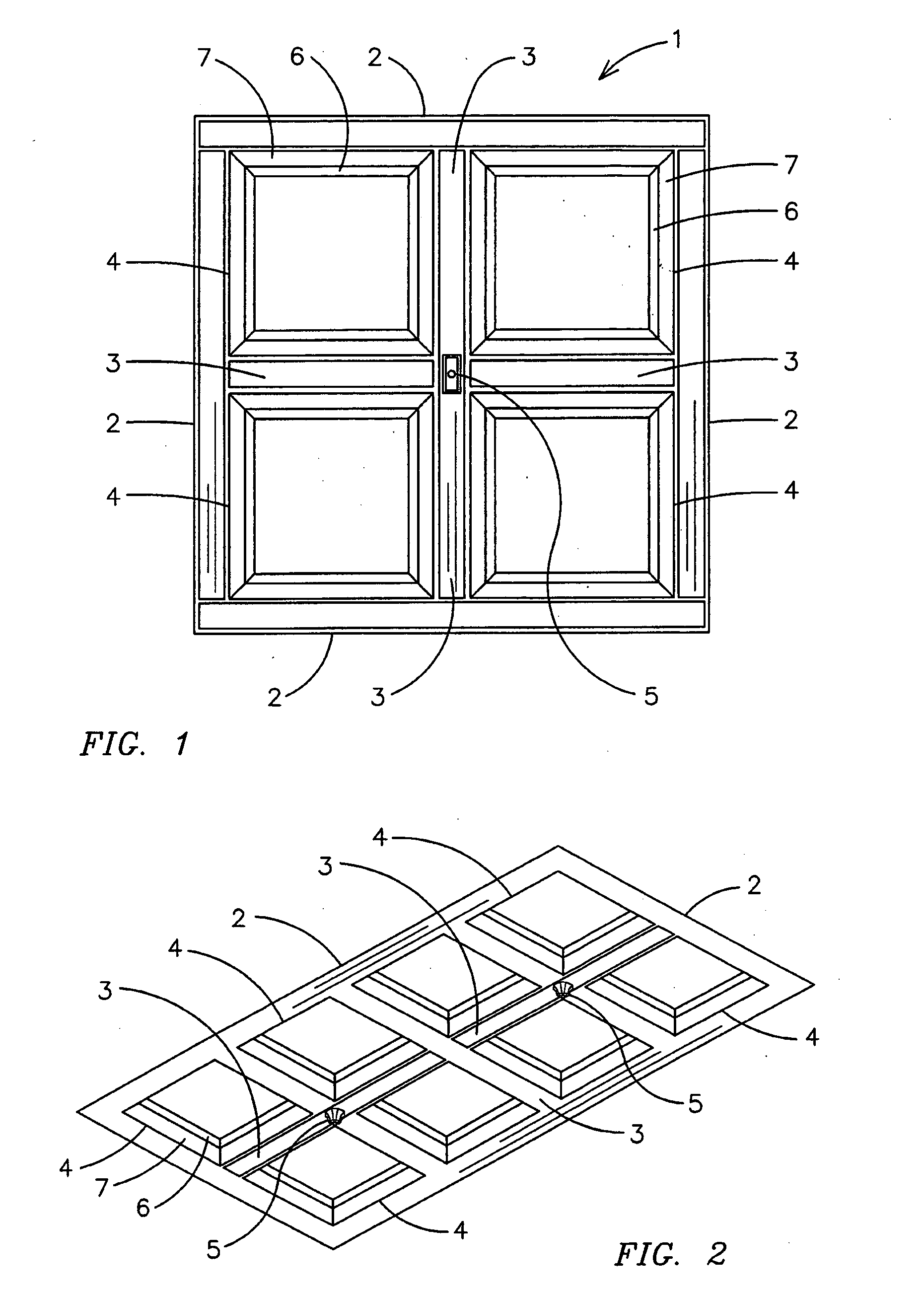 Modular coffer trim kit and method