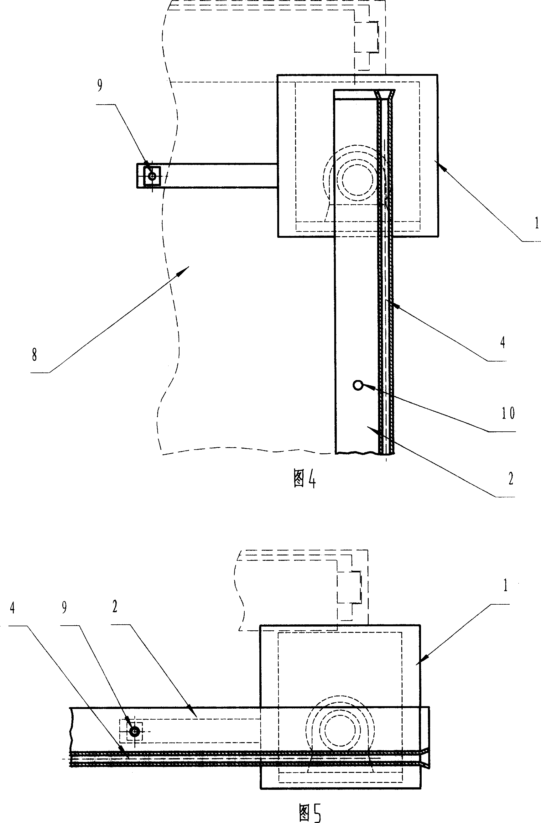 Concealed guided groove for fire-proof rolling curtain