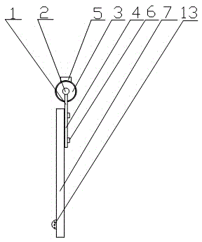 Full-automatic photosensitive sun visor rotating manipulator