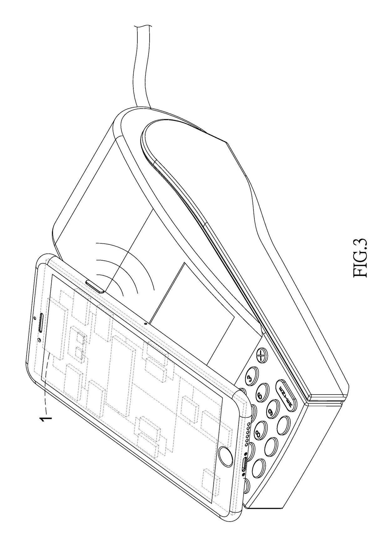 Sharing system of near-field communication and high-frequency wireless charging coils