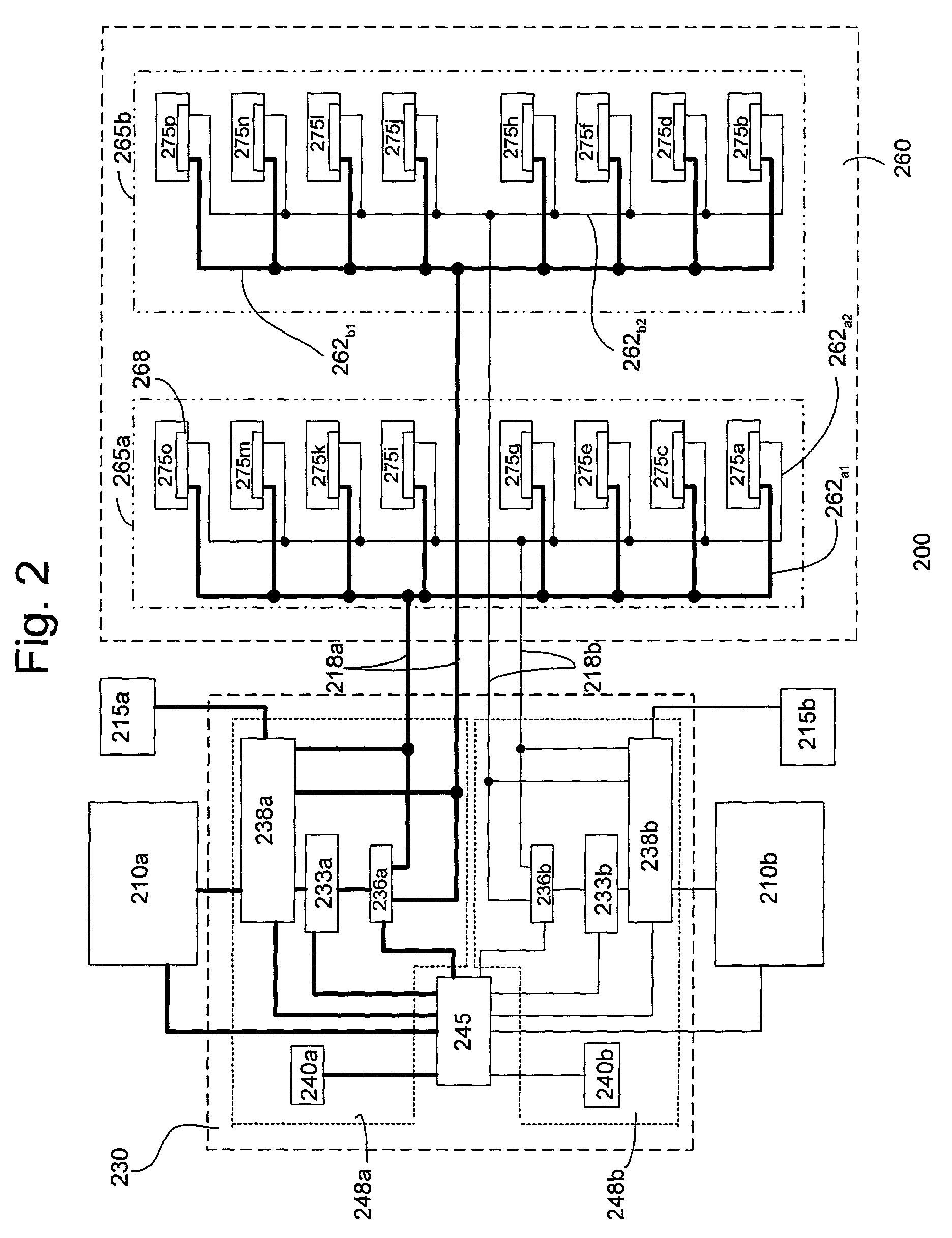 High performance architecture with shared memory