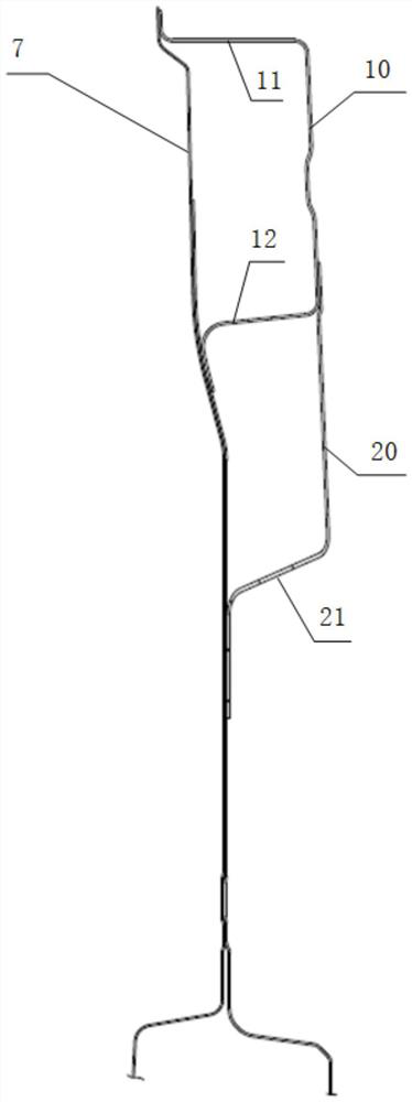 A-column anti-collision structure