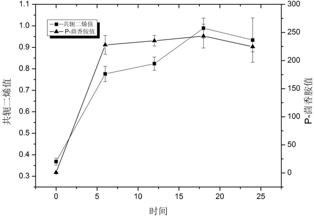 Detection method for soybean oil oxidation degree