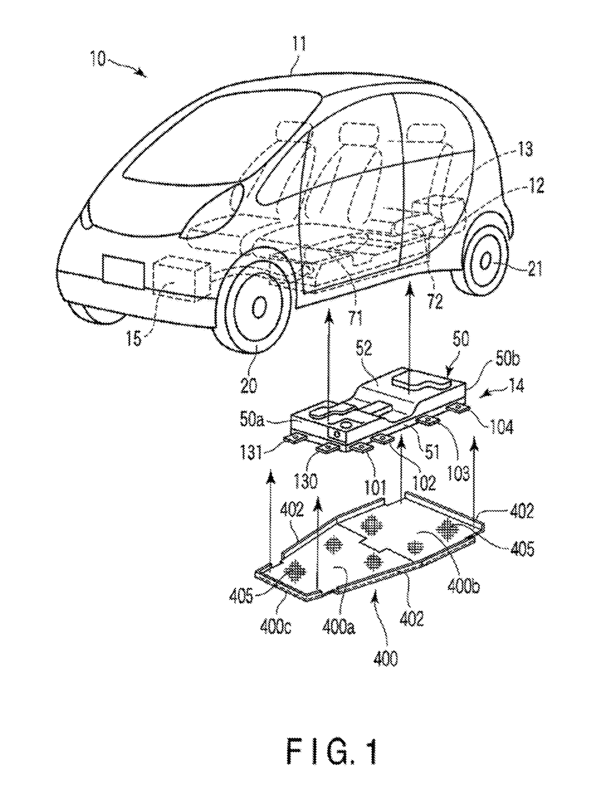 Electric vehicle powered by capacitive energy storage modules