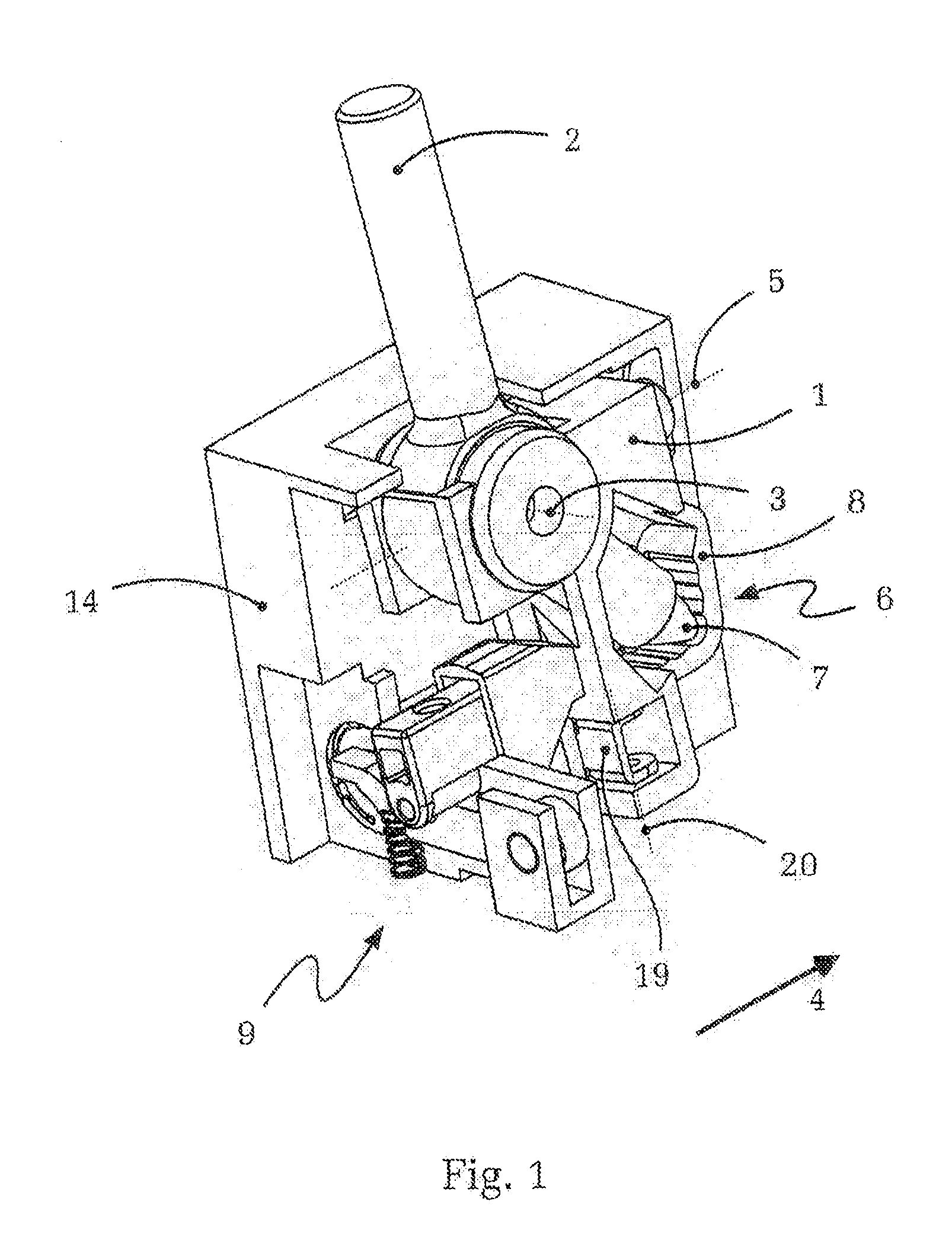 Selector lever having actuating change of position