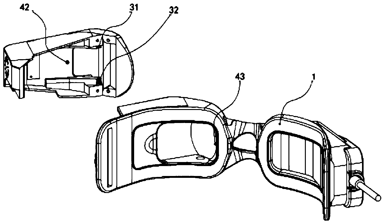 System for real-time collection of eyeball movement and head movement