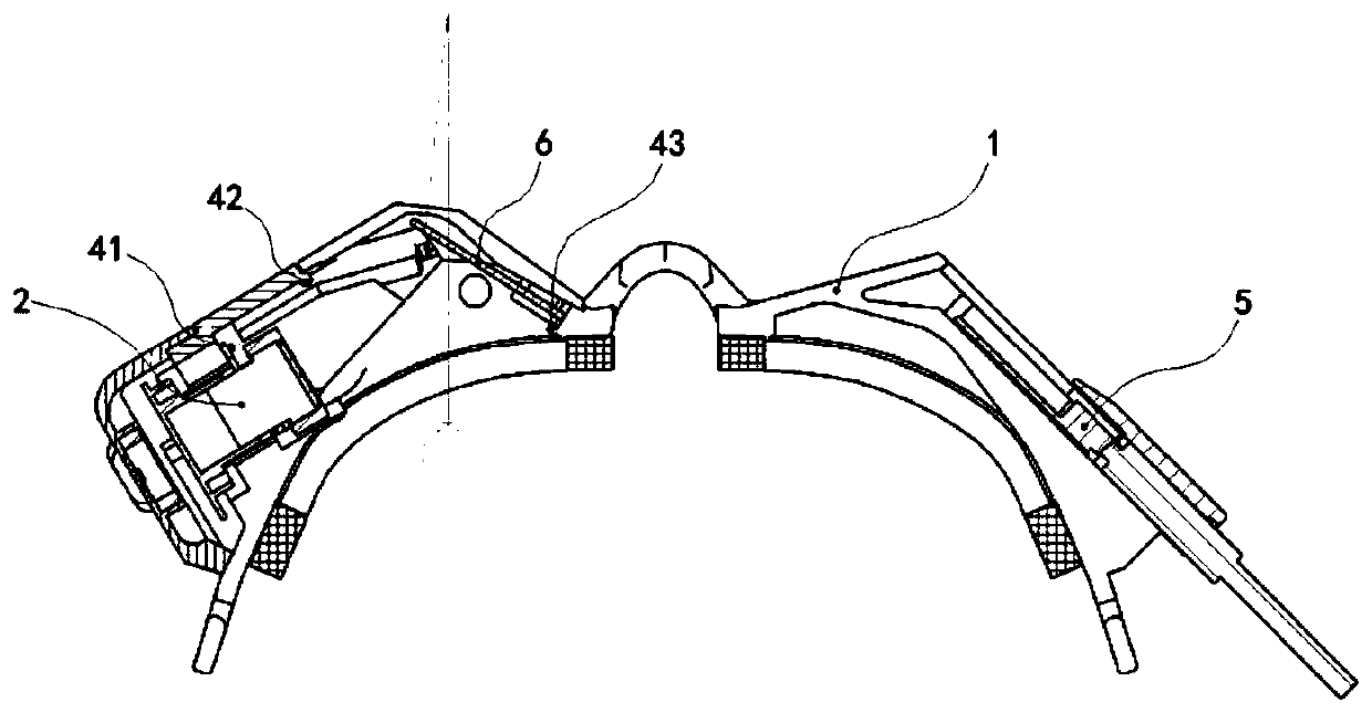 System for real-time collection of eyeball movement and head movement