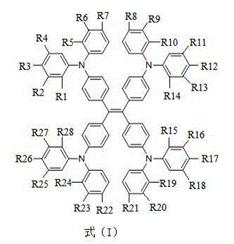 Novel hole transport material, and preparation method and application thereof