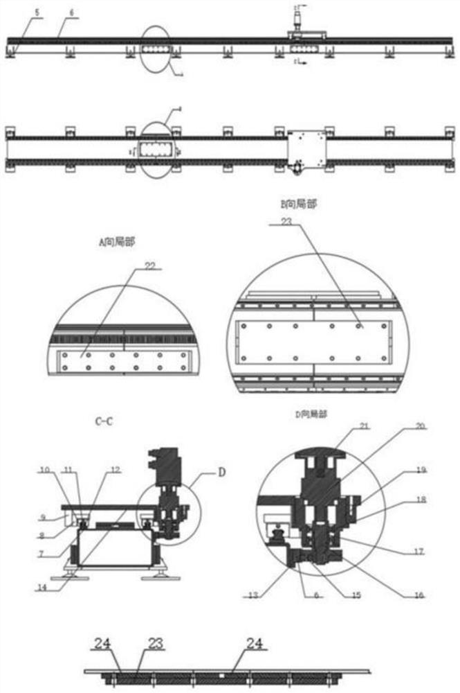 A guardrail welding method based on guardrail welding equipment