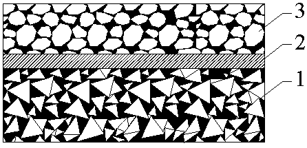 A warm-mixed asphalt thin-layer overlay structure of waste cement concrete recycled aggregate and its construction method