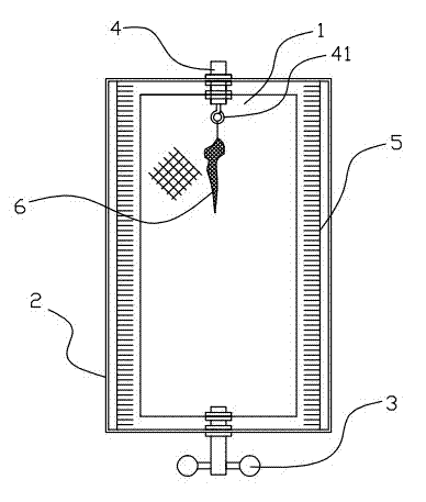 Cuttlefish egg adhesion hanging cage