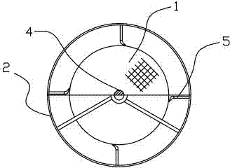 Cuttlefish egg adhesion hanging cage