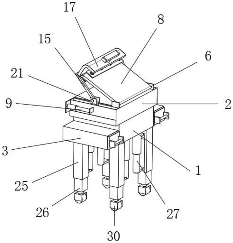 Drawing device with display function for three-dimensional image design