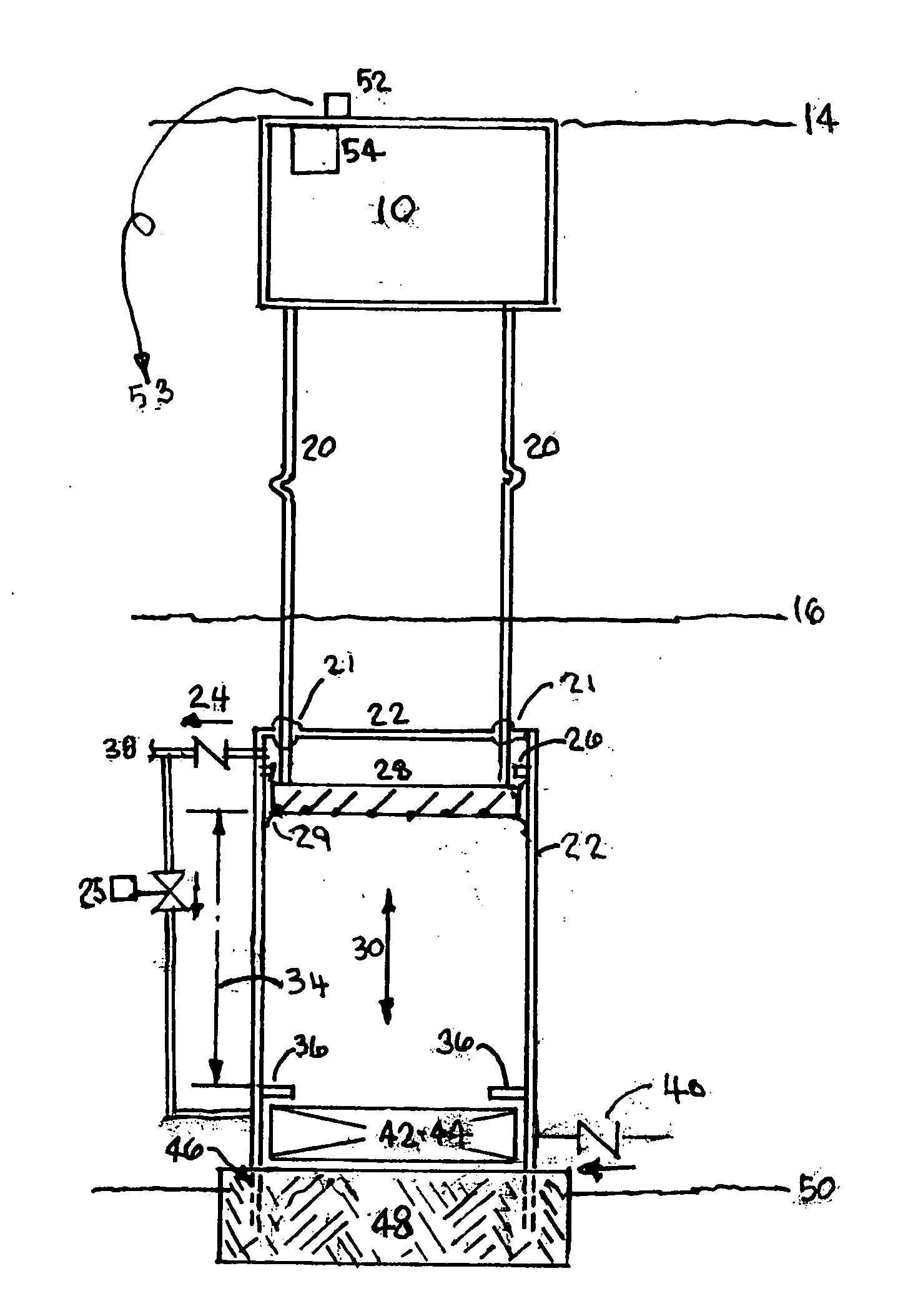 Economical tide/wave/swell/wind/solar powered high pressure fluid pump