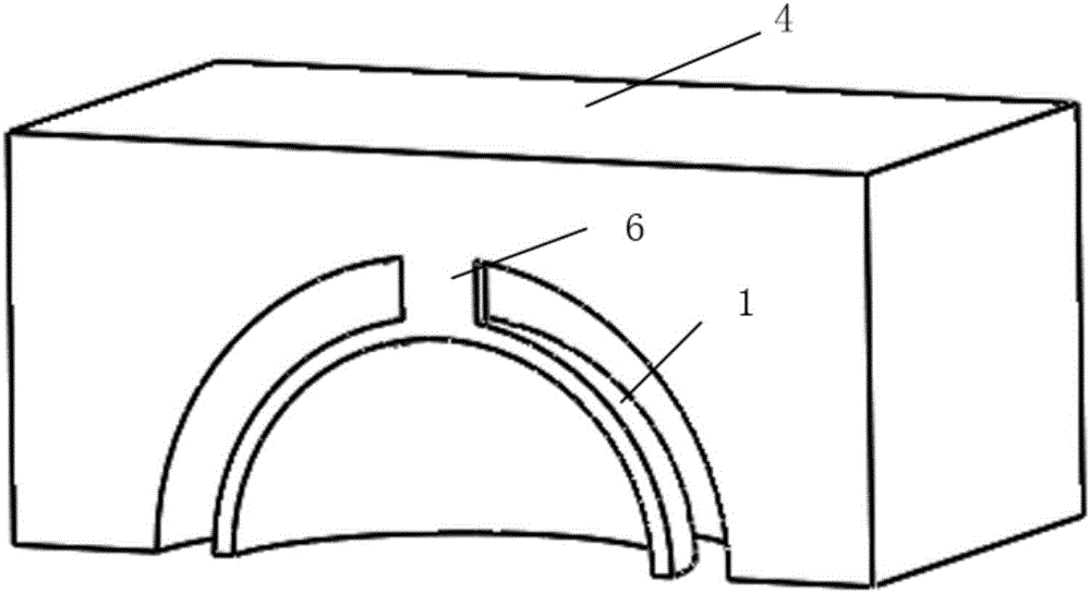 Internally-externally discrete dual-electrode distributed micro-gyroscope and manufacturing method thereof