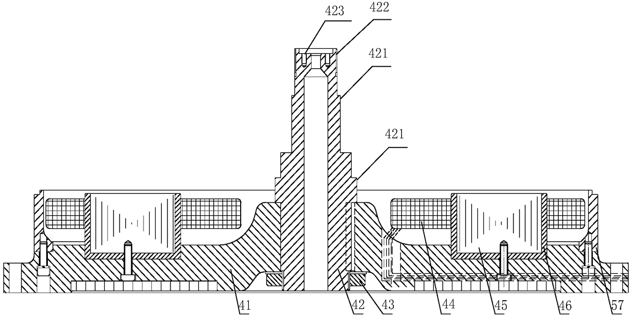 Disc type permanent magnet synchronous exhaust fan motor