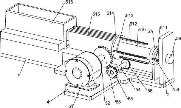 A radish cutting device for food processing