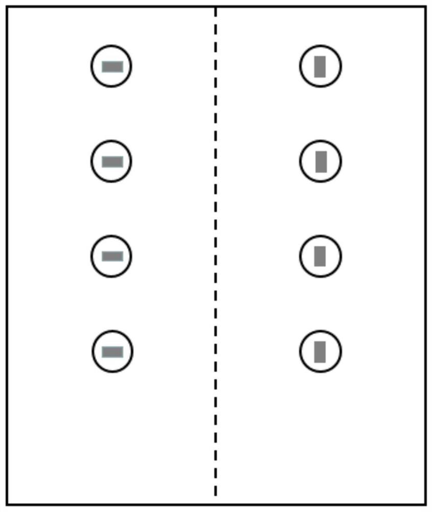 Blind hole method based residual stress distribution measurement method for composite material plate