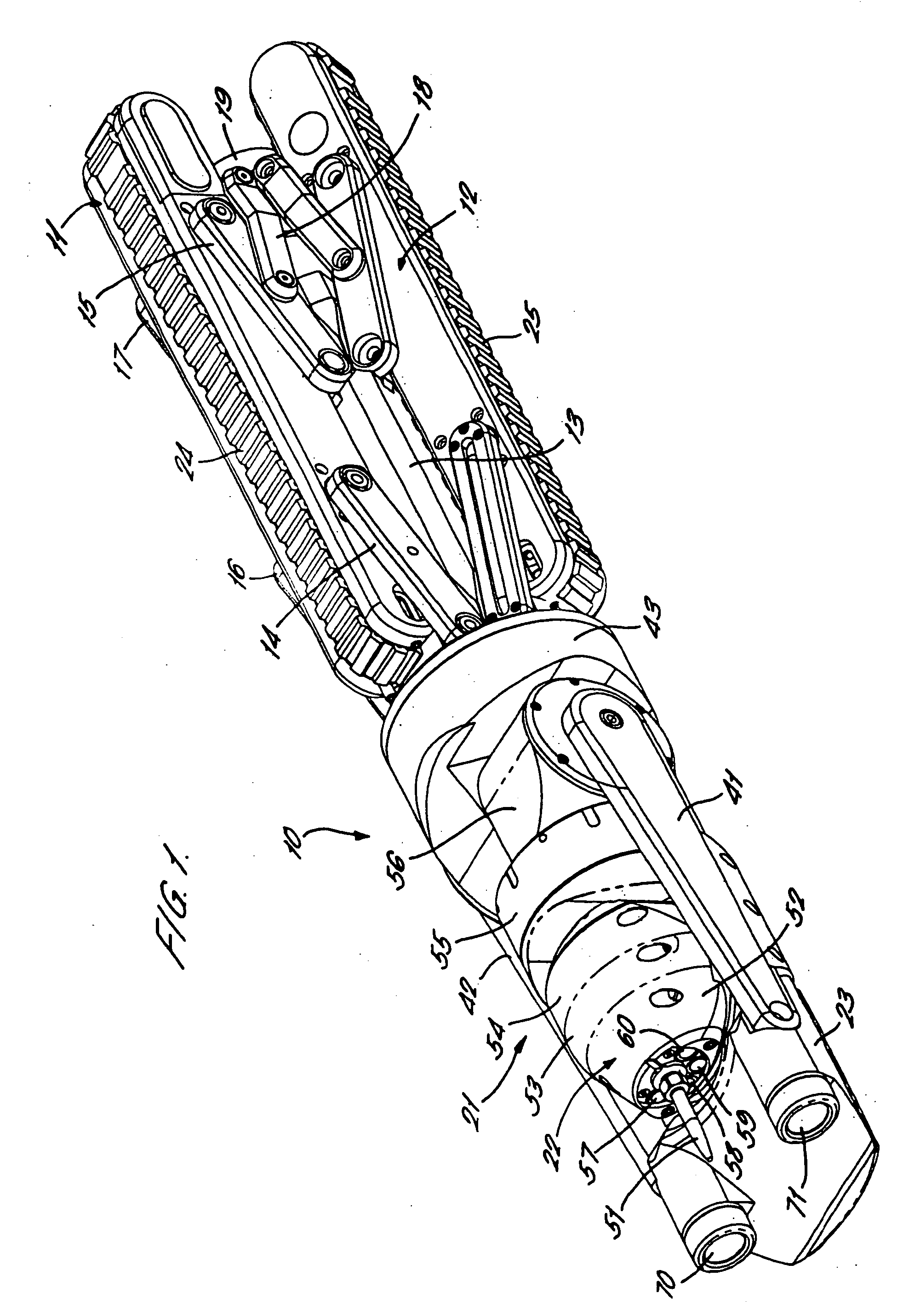 Vehicle for inspecting a pipe