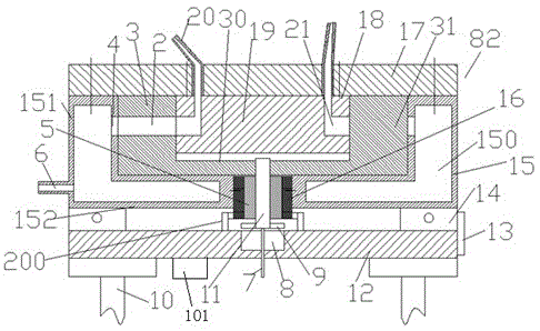 Cabinet-type computer apparatus with adjustable operation speed