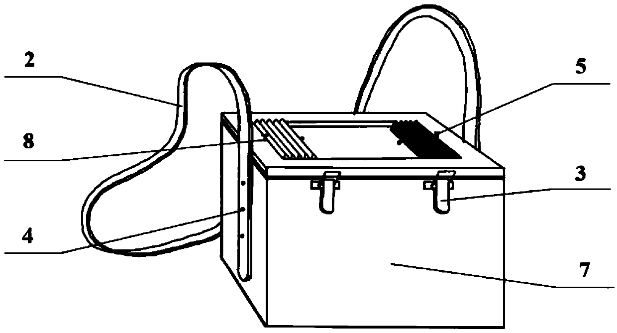 Field acquisition device for collecting adult parasitic wasp and pupae of aleyrodidae