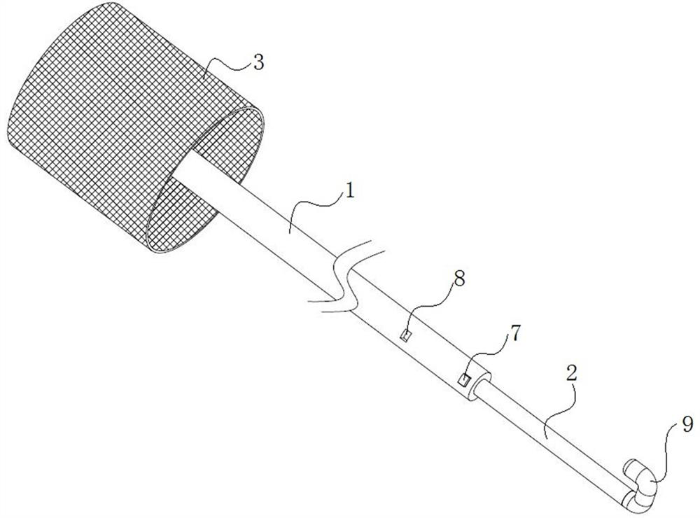 A kind of genioglossus muscle expansion stent for low ventilation airway improvement