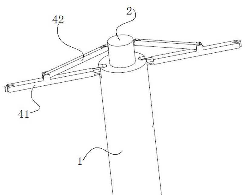 A kind of genioglossus muscle expansion stent for low ventilation airway improvement