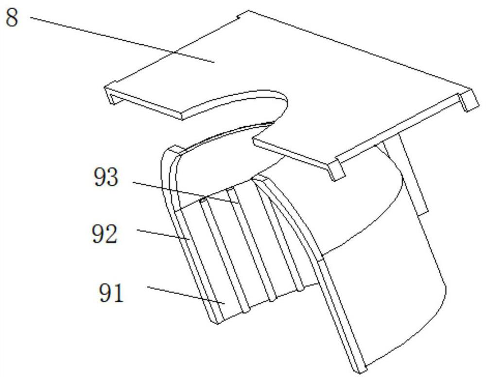 Blade edge passivating treatment device for electromechanical equipment accessory production