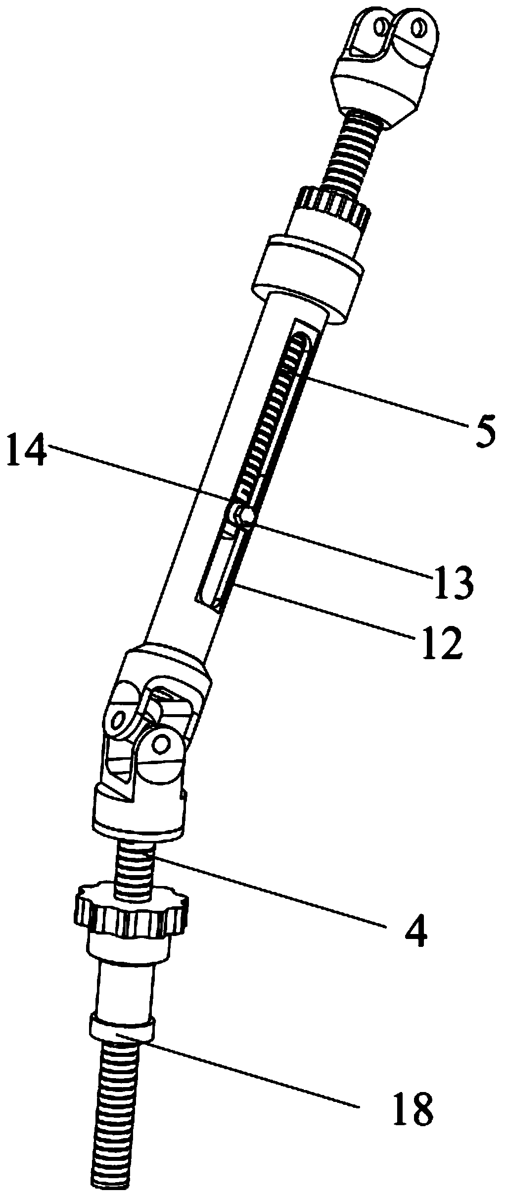 Three-link-parallel-connection external fixator for tibia malformation correction