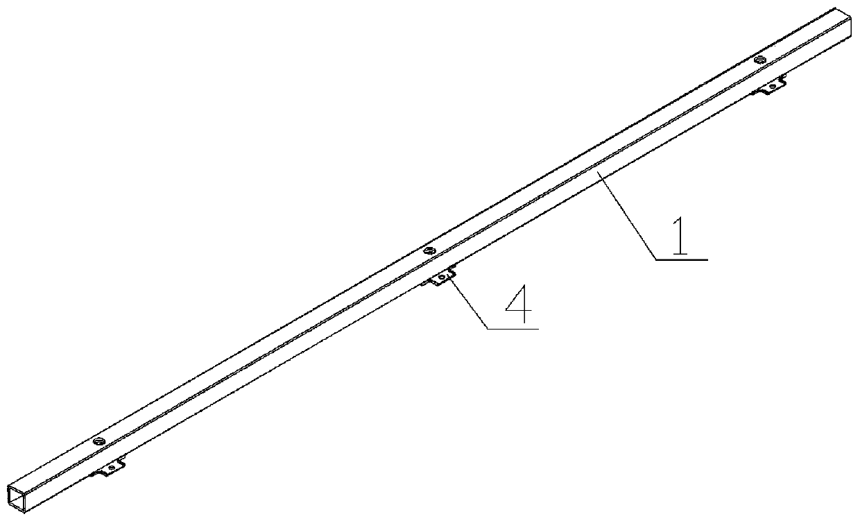 Skeleton leveling tile laying construction method