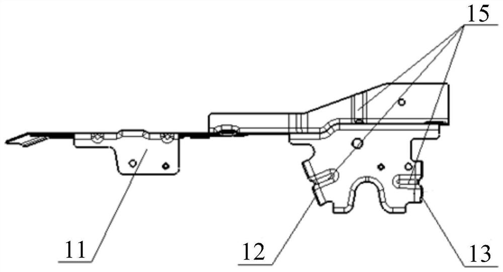 A seat belt retractor bracket assembly