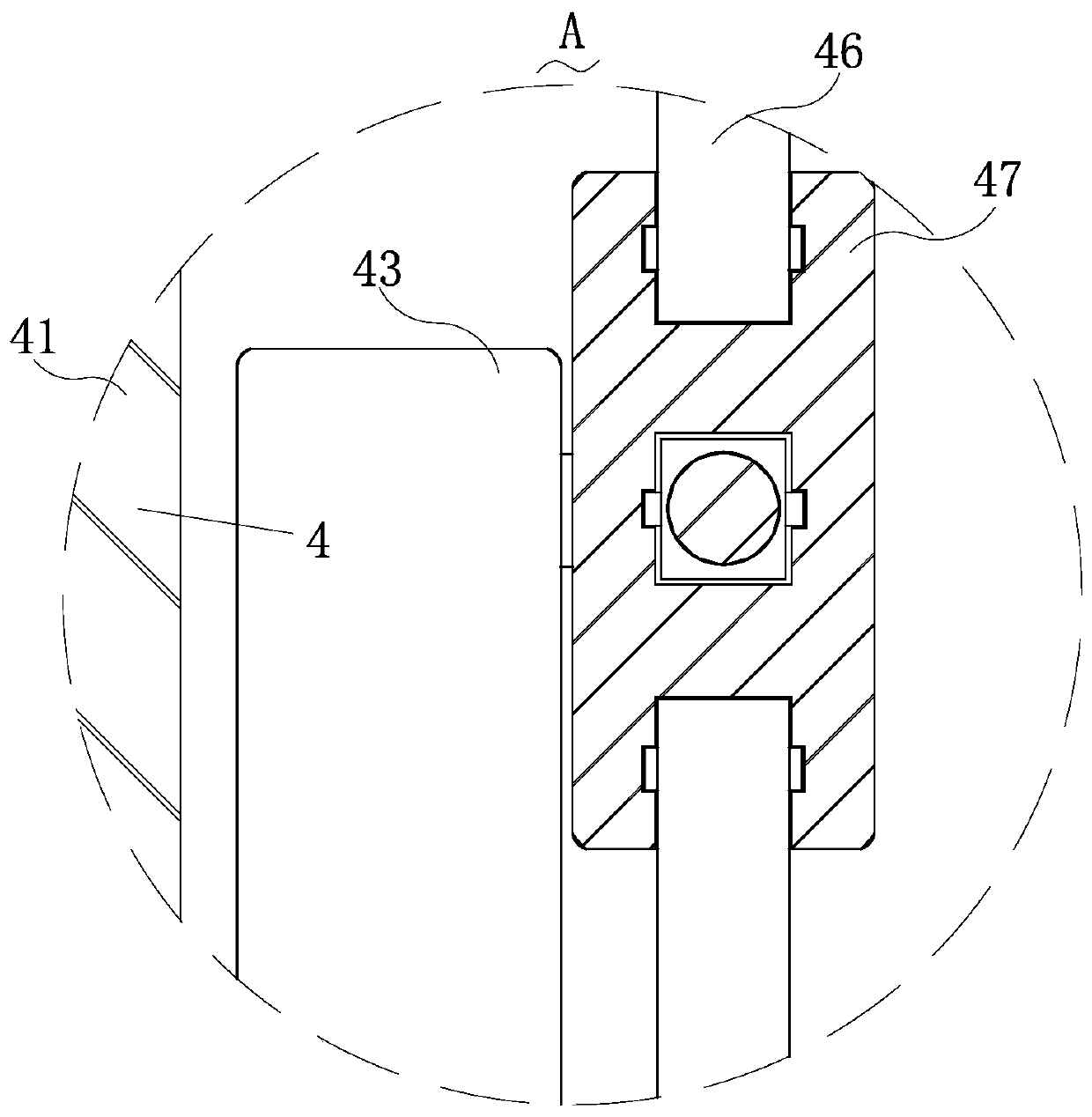 Walking mechanism of flaw detector for round pipeline