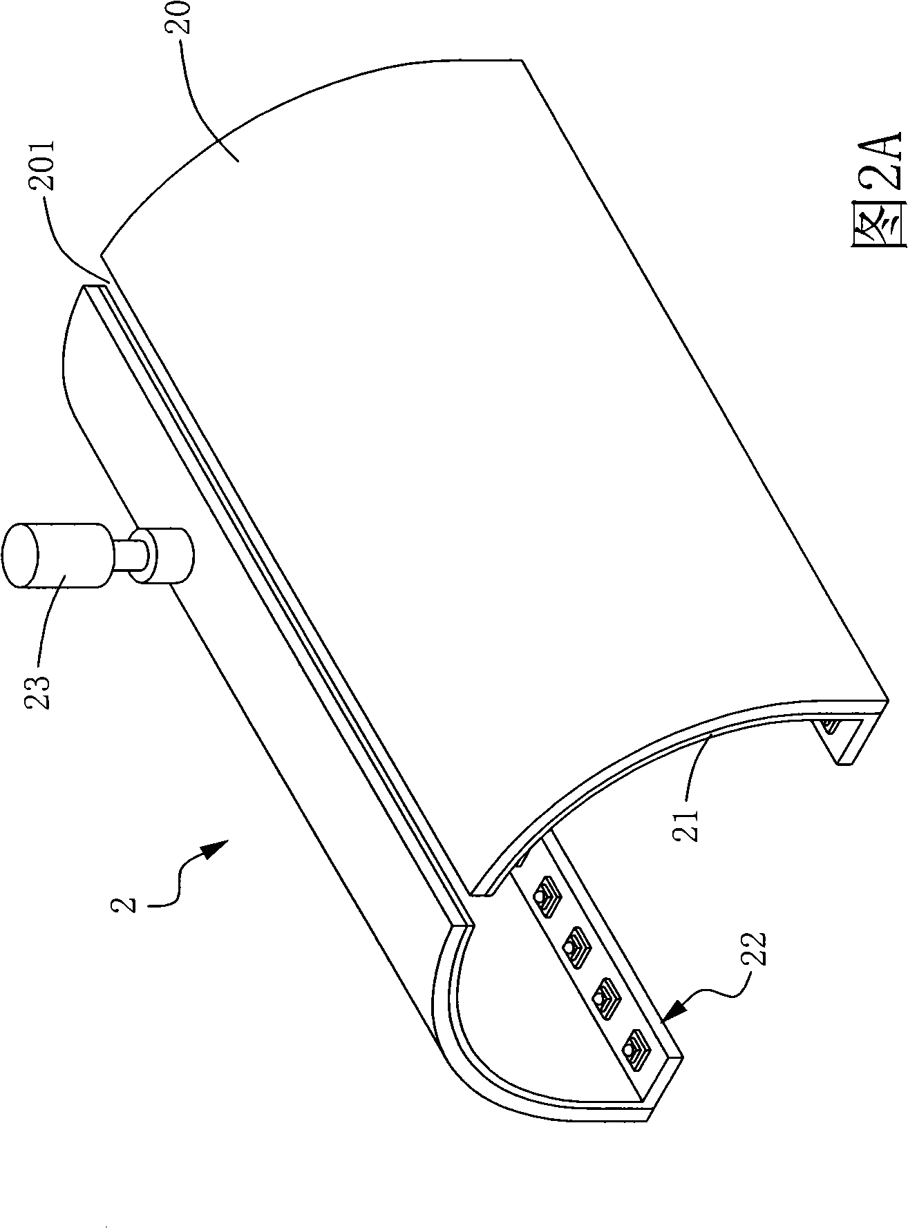 Checking system light source stray illumination device