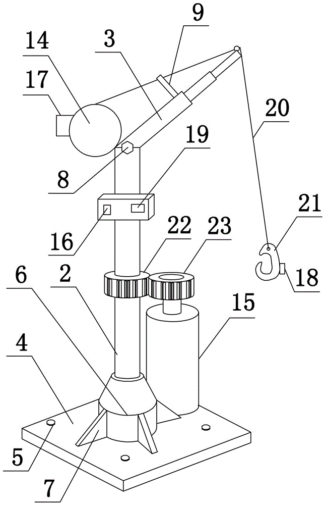 Extra-high voltage series compensation platform equipment lifting portable repair device