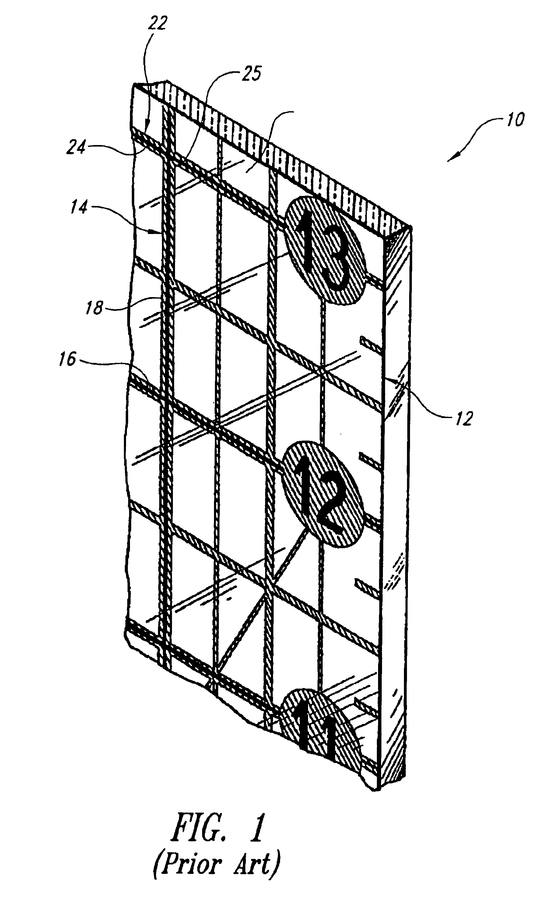 Transparent measuring device with enhanced visibility lines