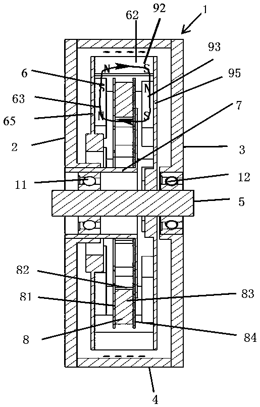 Disc type axial magnetic flux electric motor