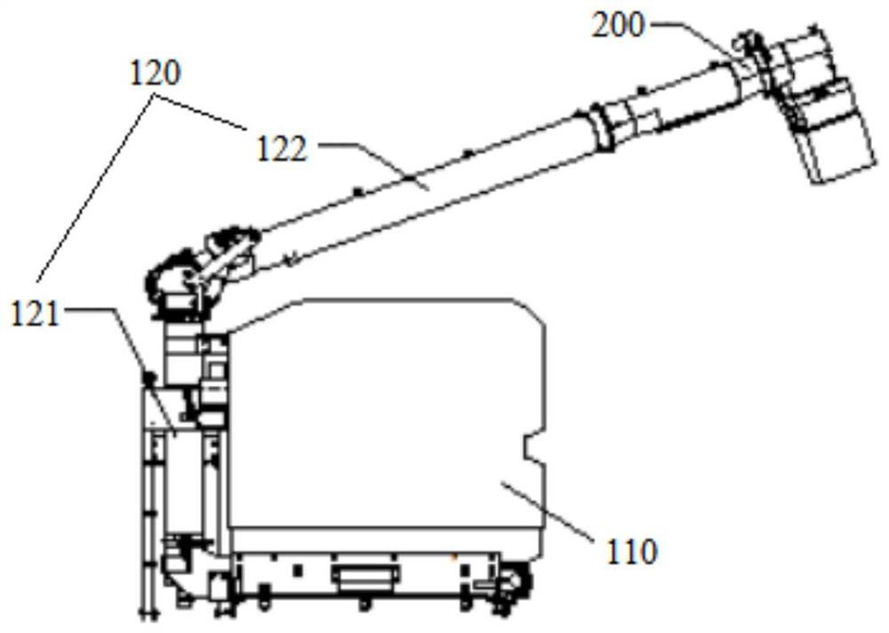 Movable grain unloading opening mechanism of combine harvester, grain unloading device and harvester