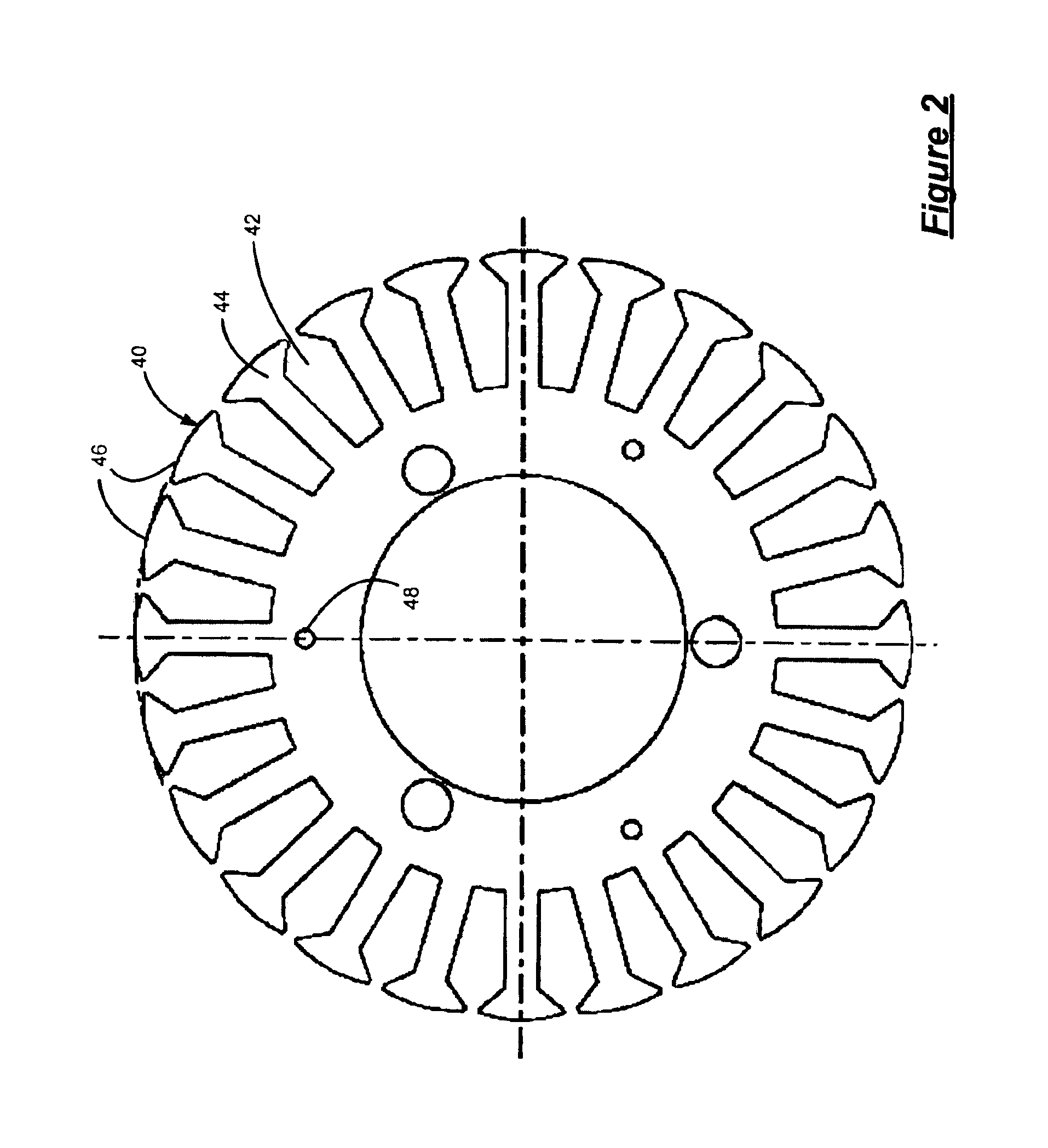 Brushless permanent magnet motor with high power density, low cogging and low vibration