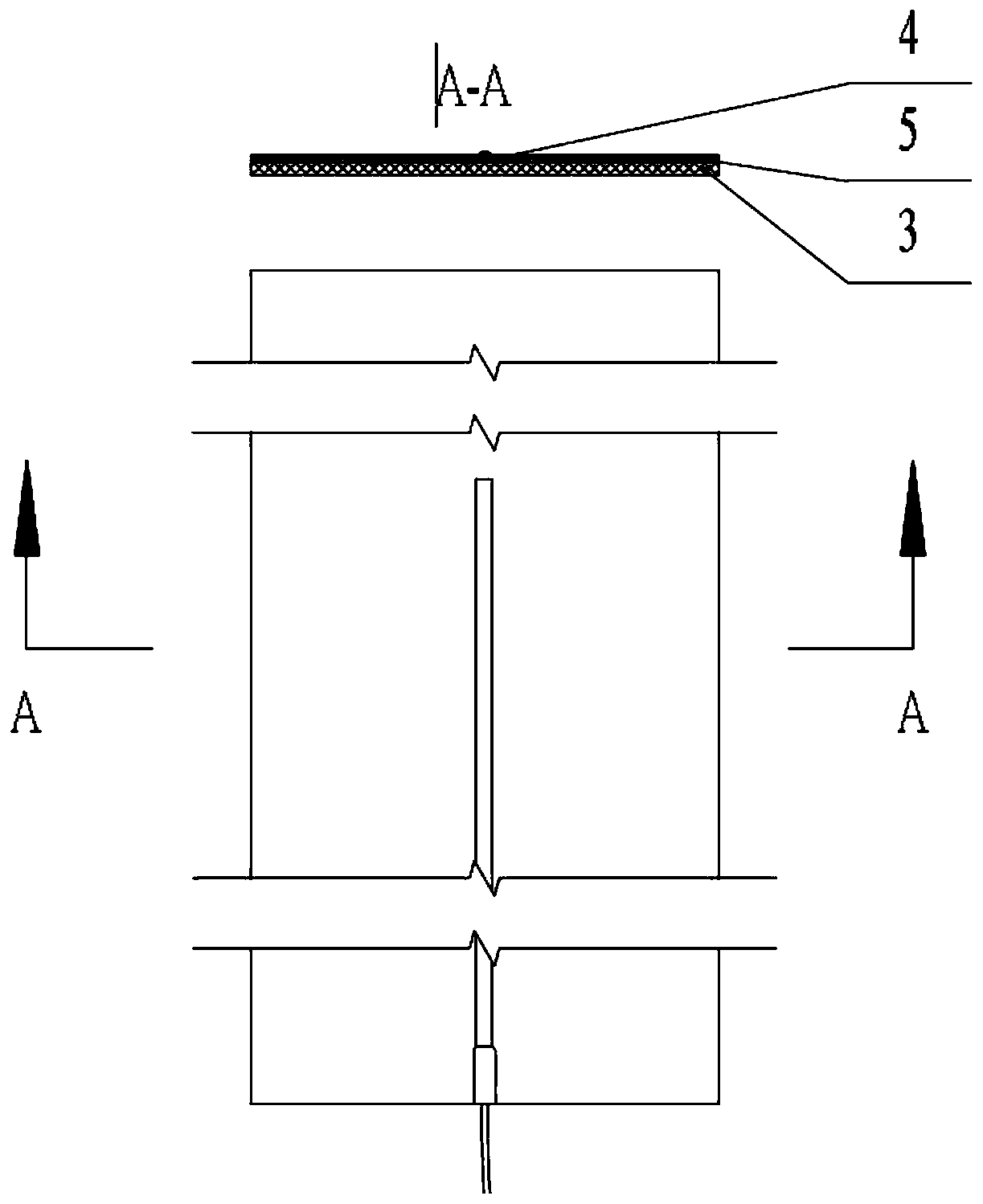 Embedded fiber bragg grating sensor and preparation method thereof