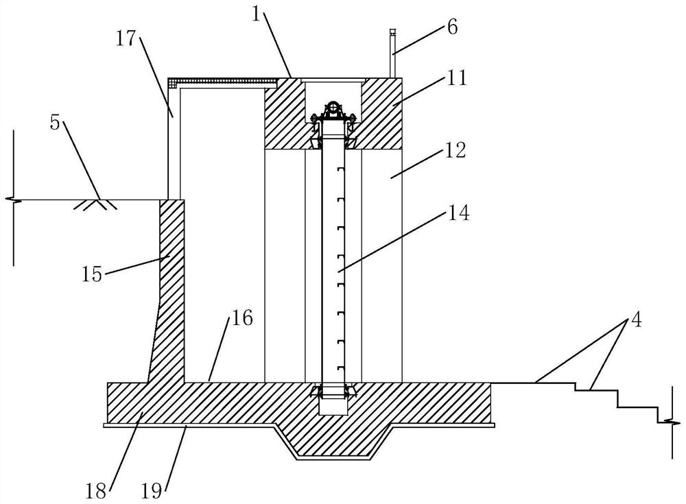 Transformation system of urban river flood control walls