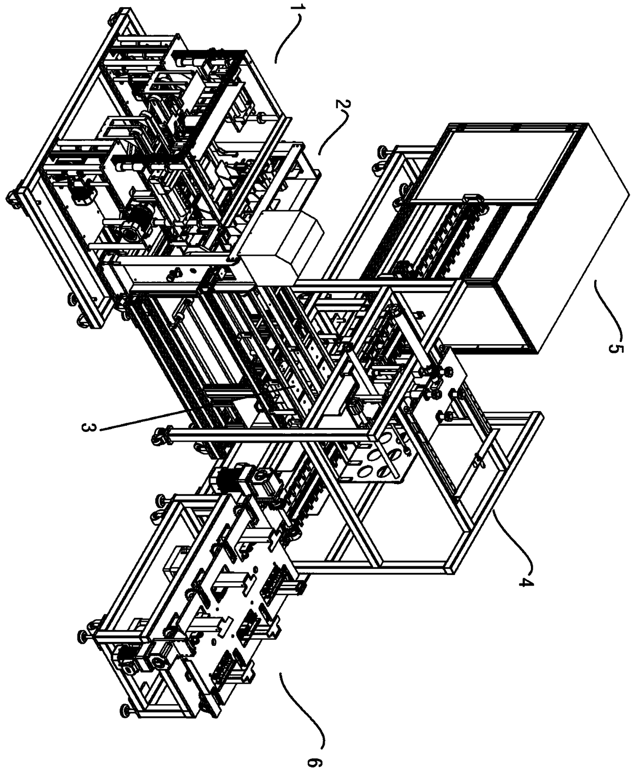 Automatic collection, arrangement and transfer equipment and method for lead-acid accumulator plate