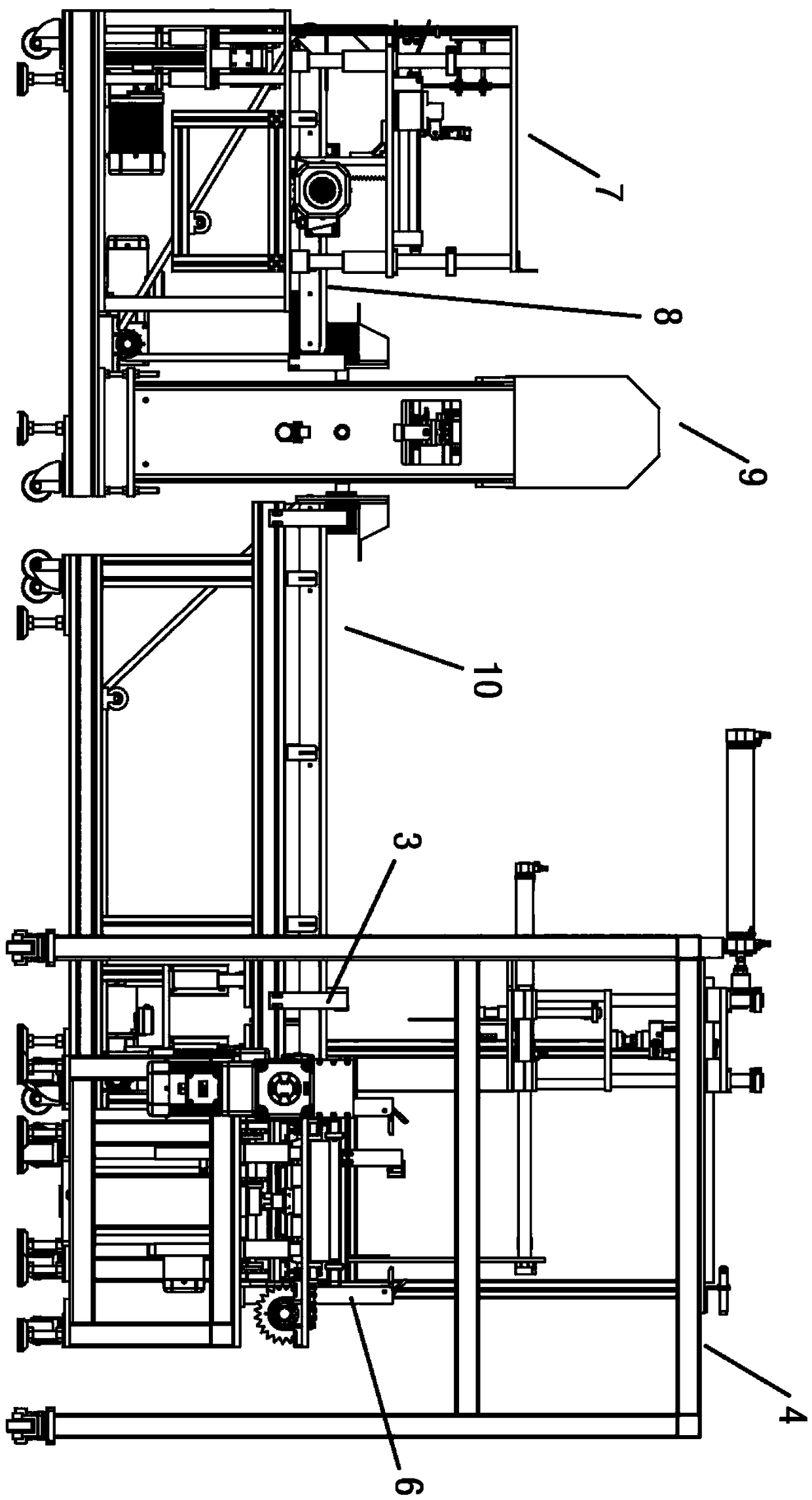 Automatic collection, arrangement and transfer equipment and method for lead-acid accumulator plate