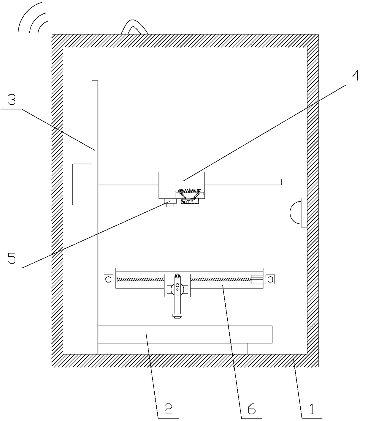 Internet-of-Things-based intelligent printing device with good printing effect