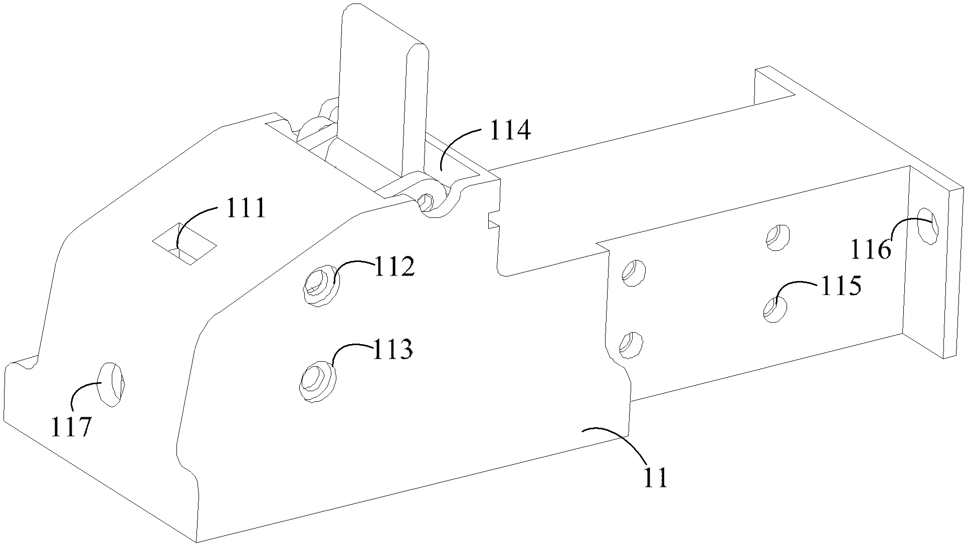 A drug dispensing device for a drug dispensing machine in a pharmacy